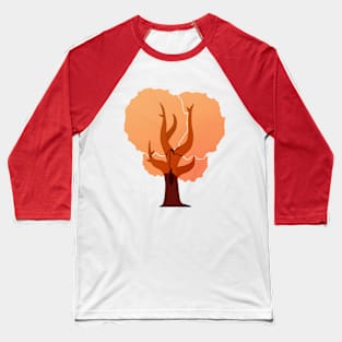 Autumn Trees Baseball T-Shirt